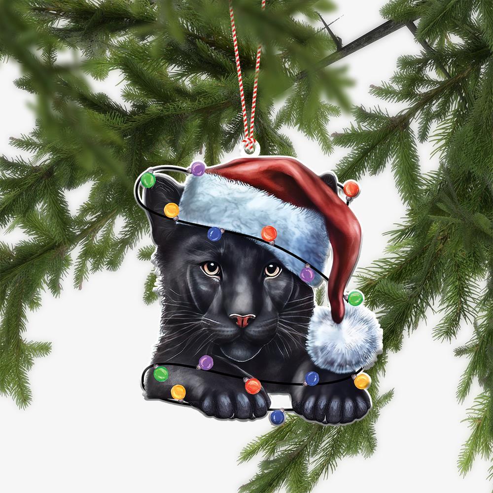 Panther Christmas Ornament  Panther Xmas Ornament  Panther Car Ornament Gift