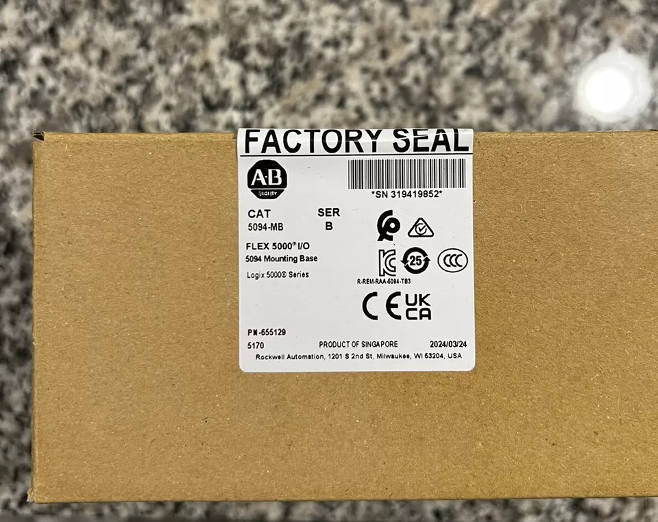 5094-MB AB FLEX 5000 I/O 5094MB Mounting base In Stock With Warranty