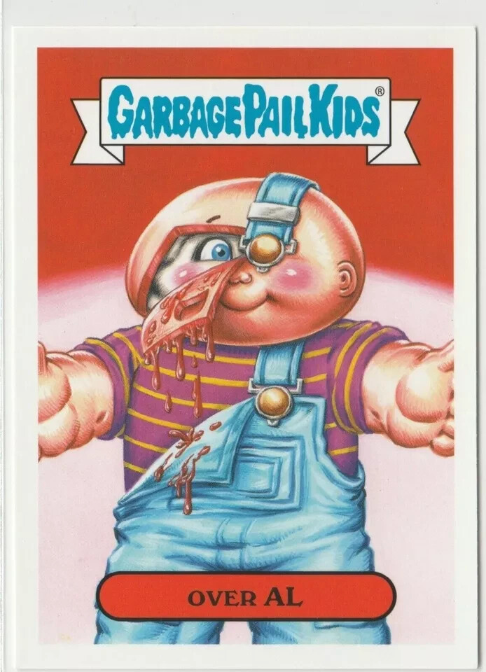 Vintage Garbage Pail Kids GPK 2019 We Hate the 90s Over Al #4a Card