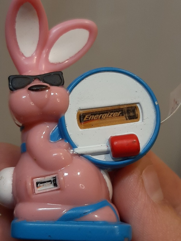 Energizer Bunny Wind Up Toy Advertising Works Advertising With Stickers Vintage