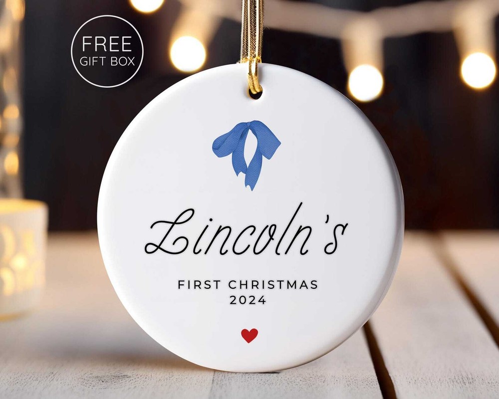 Baby's First Christmas Personalized Keepsake Ornament-image