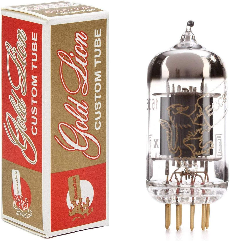 Genalex Gold Lion 12AX7 Gold Pin Preamp Tube for Enhanced Audio Performance