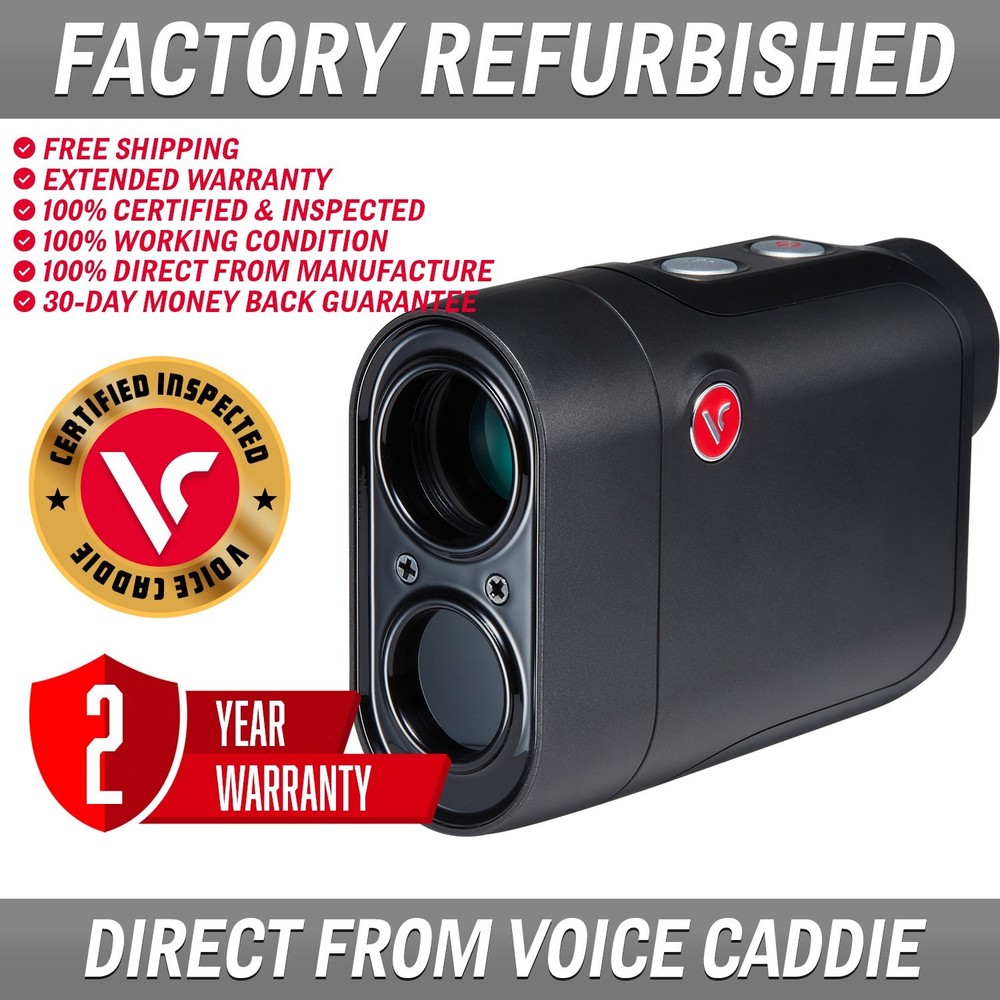 Voice Caddie EL1 Compact Golf Laser Rangefinder with 6x Magnification & Continuous Scan Mode - UVG Protection-image