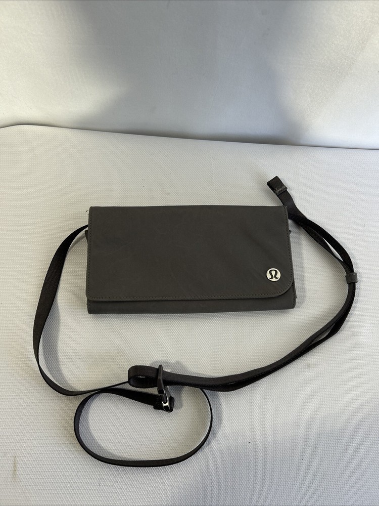 Lulmon Gray Crossbody Wallet Clutch for Women