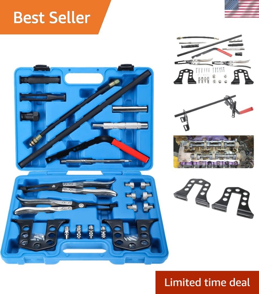 OHV OHC Cylinder Head Valve Spring Compressor Remover Installer Kit