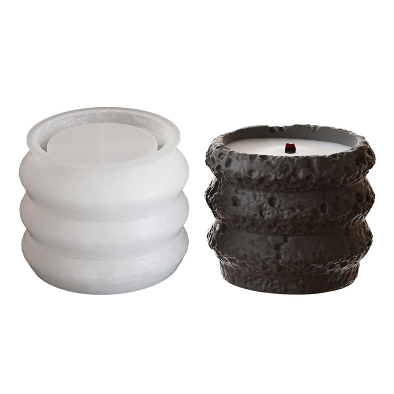 Flexible Silicone Round Tray Mold for Epoxy Resin Crafts and DIY Art