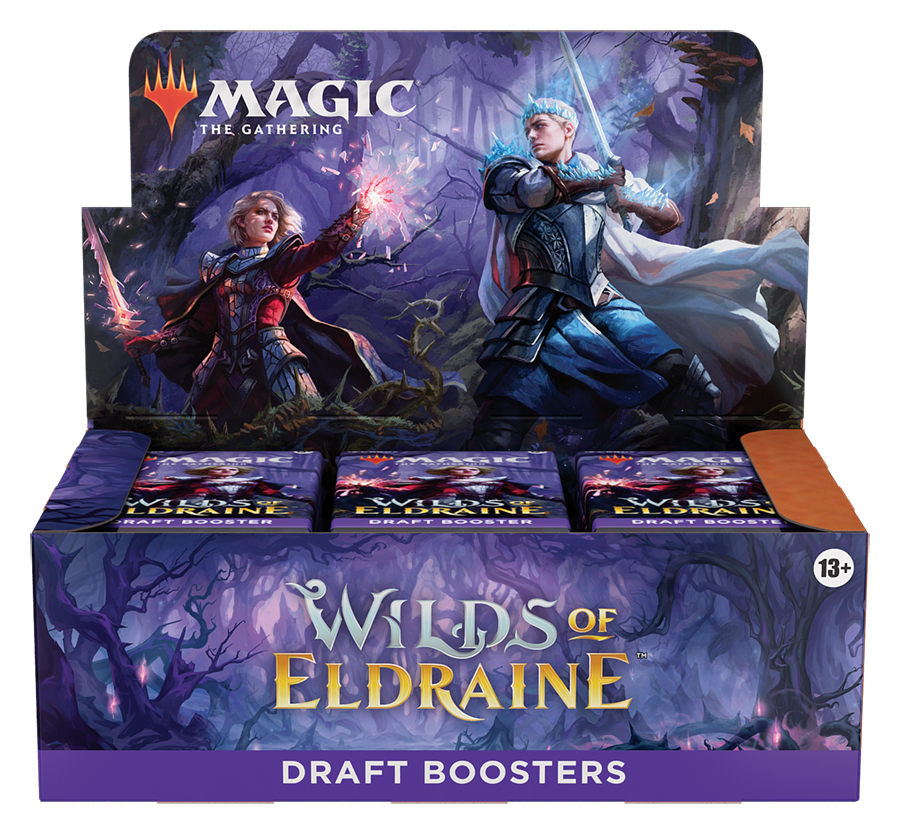 Wizards of the Coast Magic the Gathering Wilds of Eldraine Draft Box - 540 Cards