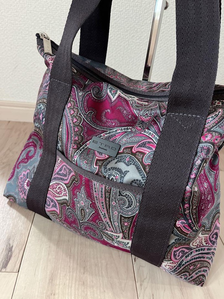 ETRO Paisley Tote Bag Nylon 13.3 inch branded