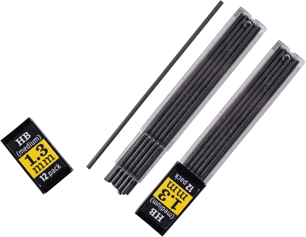 Medium (HB) 1.3Mm Mechanical Pencil Lead Refills, 24-Pack (Two 12-Packs) (No. 15