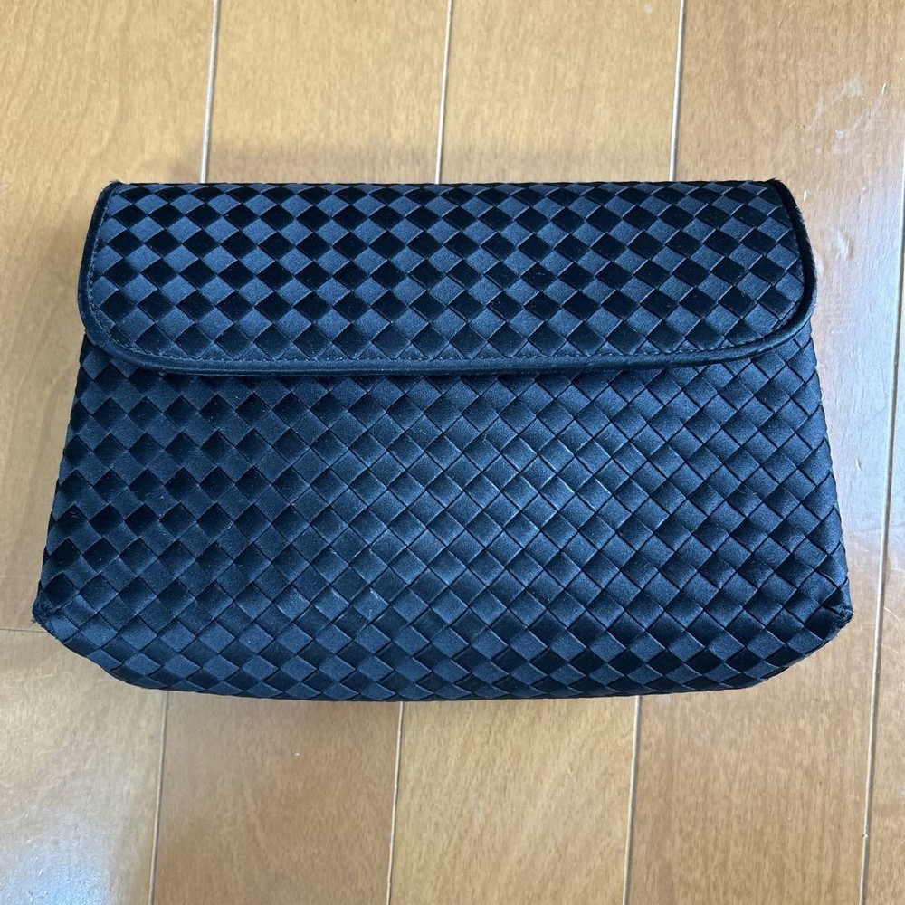 Bottega Veneta Intrecciato Satin Shoulder Bag