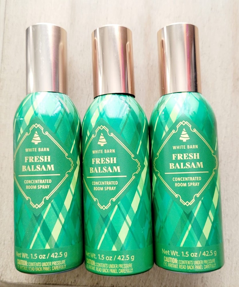 3-Pack Bath & Body Works Fresh Balsam Concentrated Room Spray Air Freshener