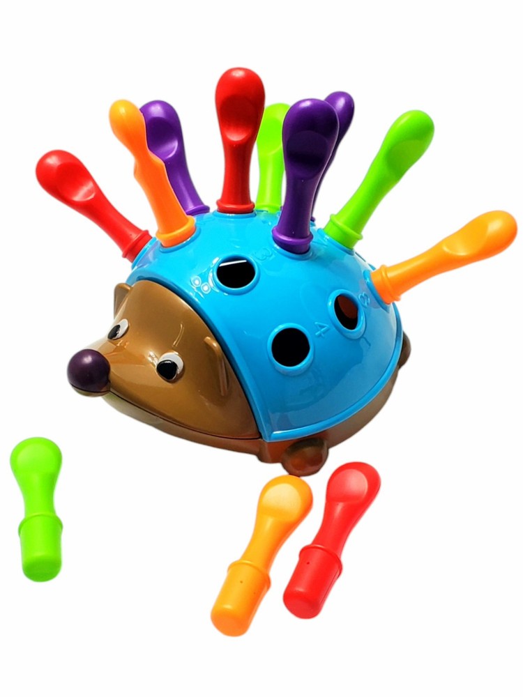 Educational Hedgehog learning toy, develop fine motor skills, color recognition
