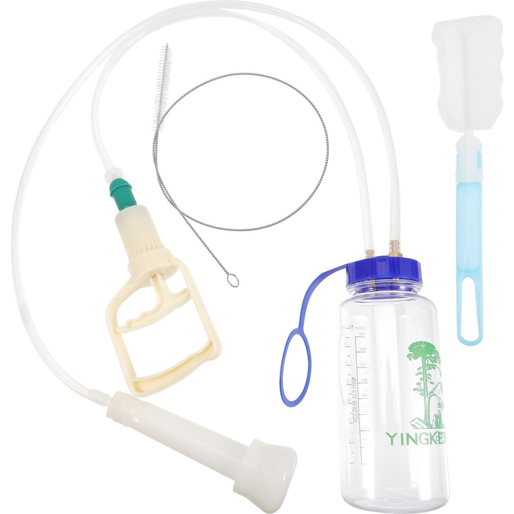 Cattle Sheep Milking Machine Vacuum Pump Set Manual Goat Milker Portable Tool