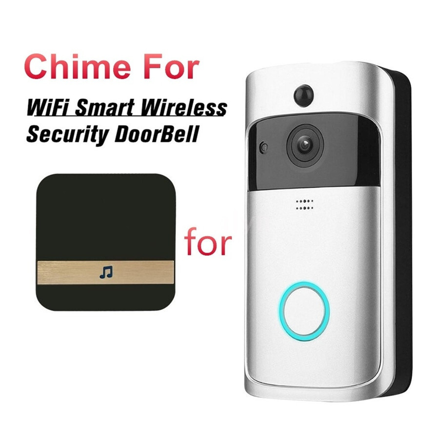 Visual Doorbell Receiver for Smart Wireless WiFi Video Doorbell EU Plug-image