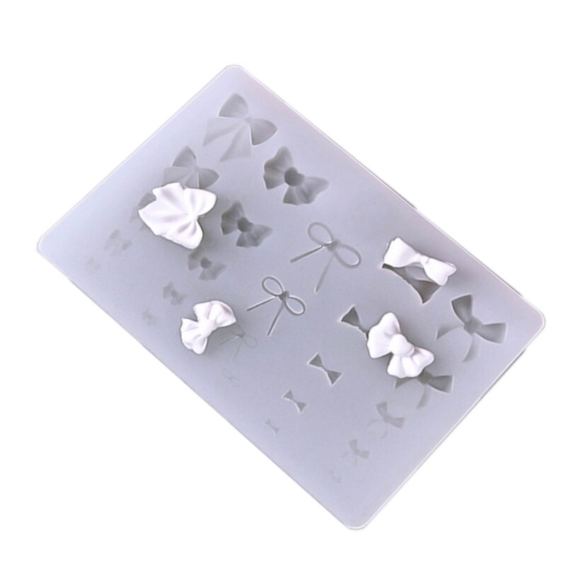 Bowknot Nail Art Silicone Mold for Jewelry Casting with Epoxy Resin