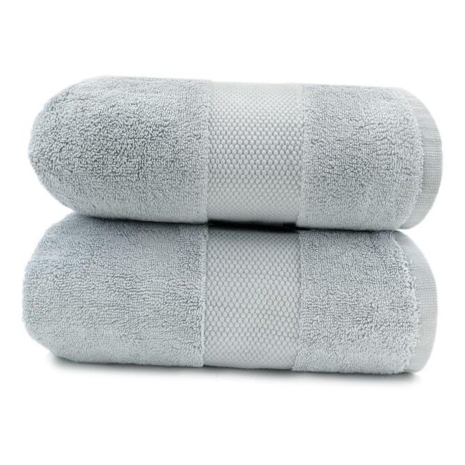 Organic Cotton Turkish Eucalyptus Bath Towel Set - 2 Pack 30x58