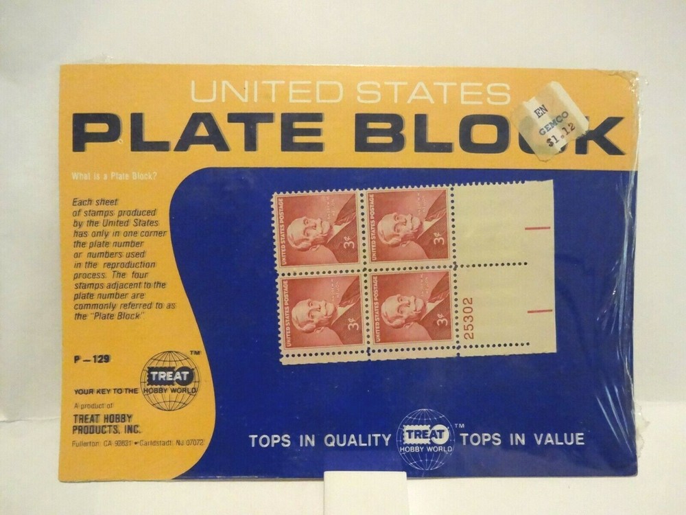 Andrew W Mellon 3-Cent US Stamp Plate Block #29  