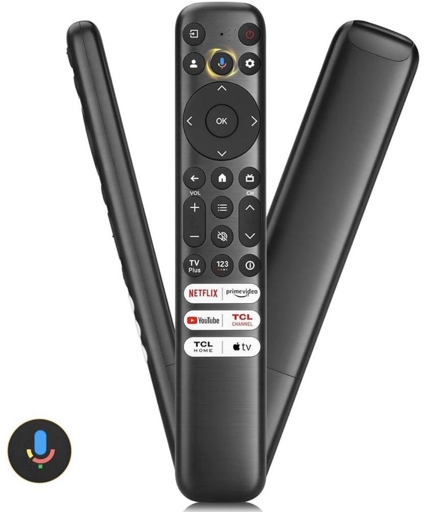 TCL Google TV Voice Replacement Remote Compatible with Q6 Q7 QM8 S3 Series  -image