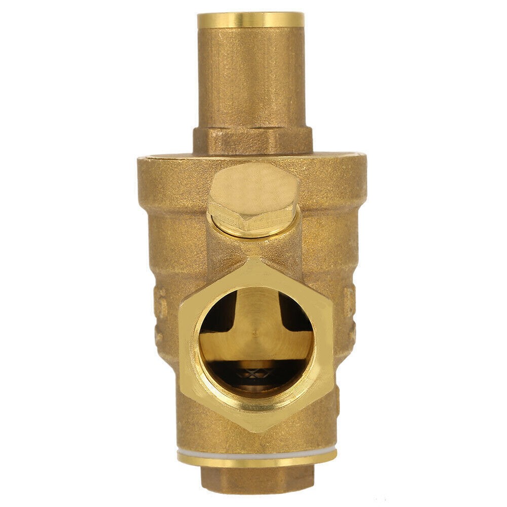 1pc Brass Adjustable Water Pressure Reducing Regulator Valve Thread DN15 1/2