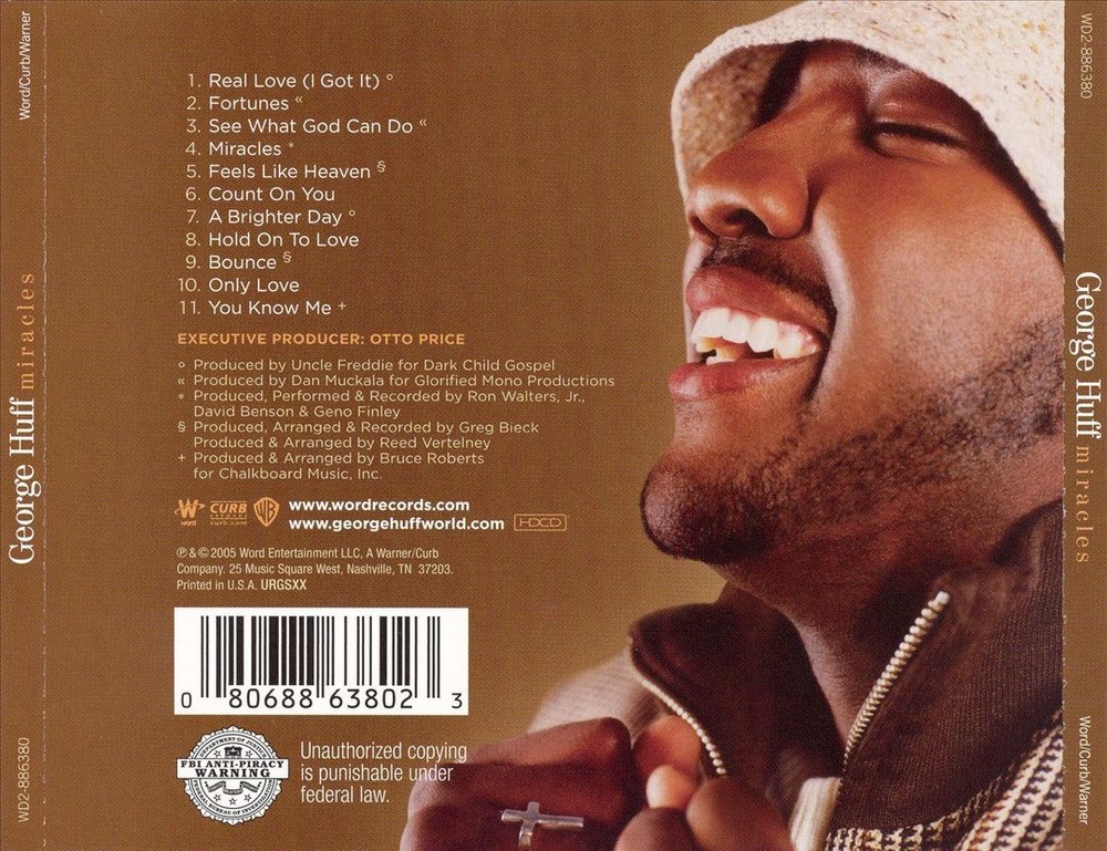 GEORGE HUFF MIRACLES NEW CD