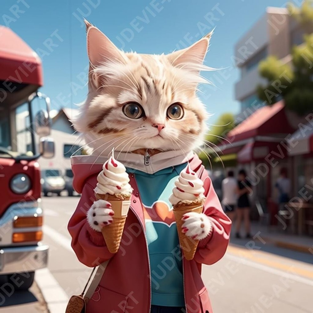 Digital Image Photo Picture Wallpaper Background Desktop Art Cat