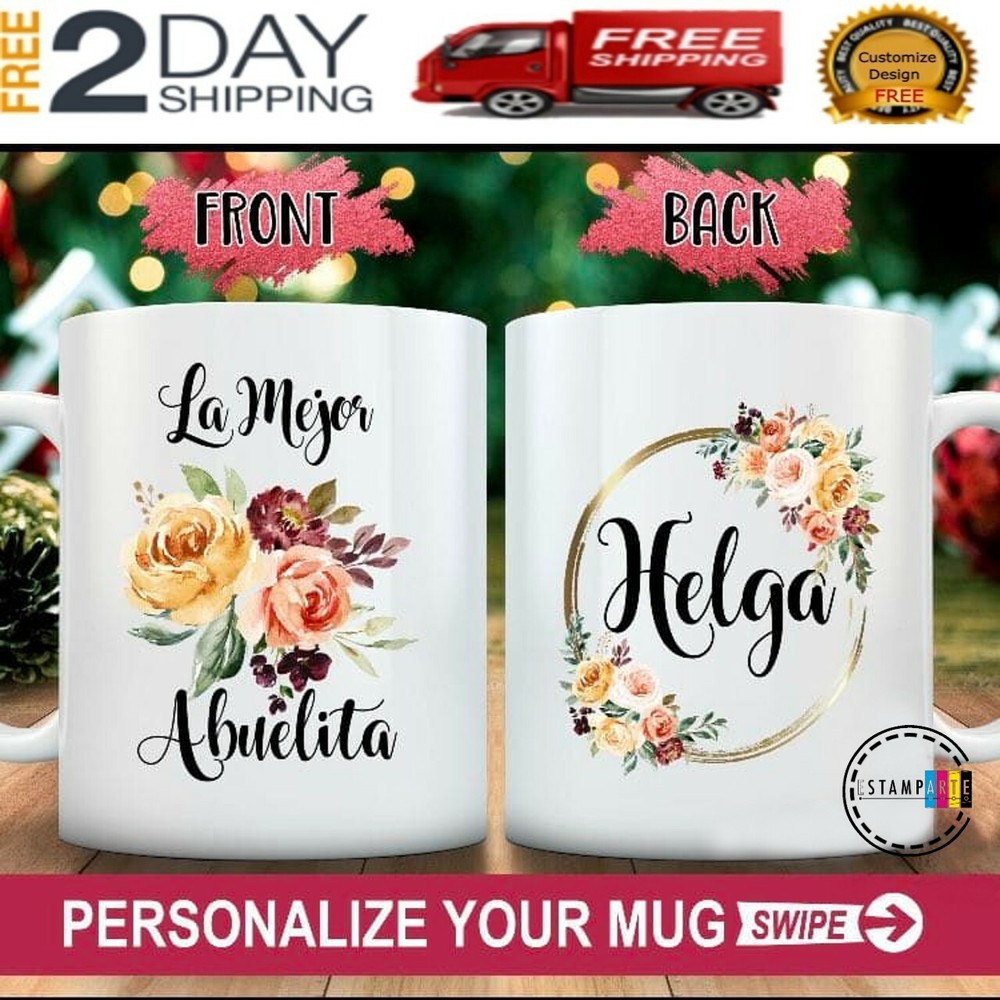 Custom Photo Text Name Logo Coffee Mug - Funny Personalized Gift-image