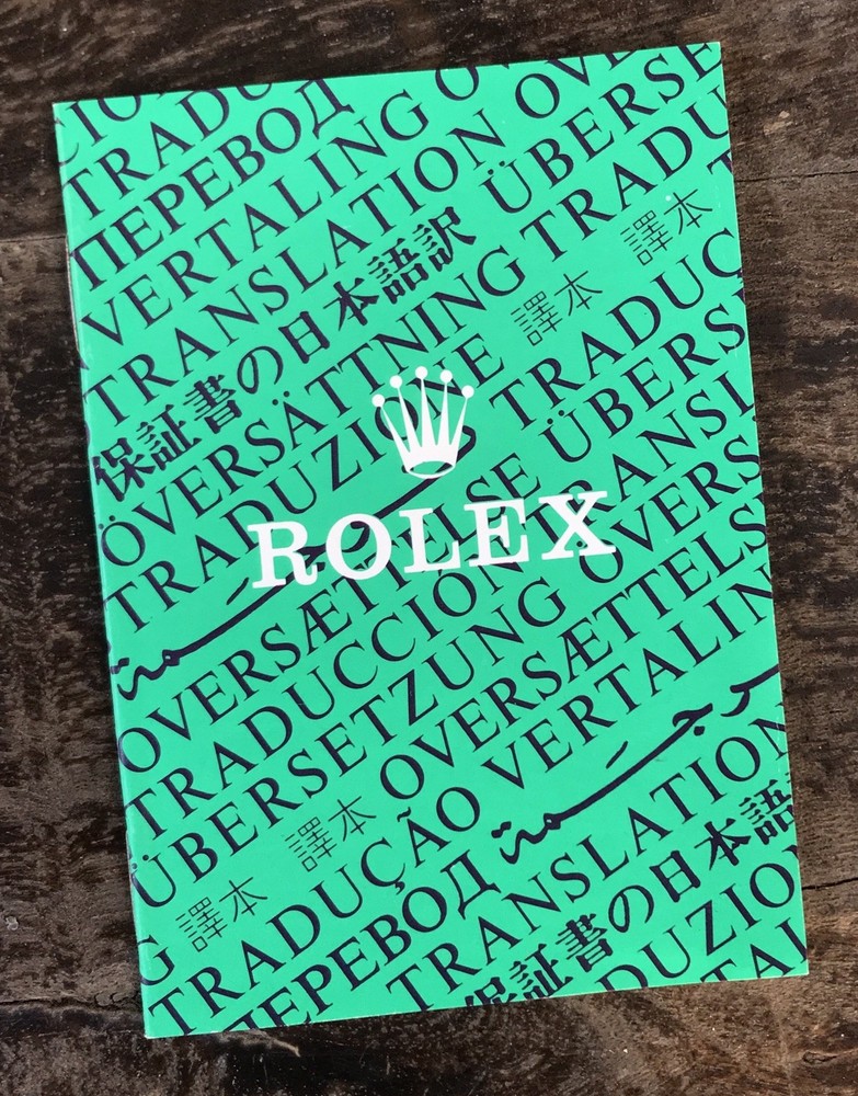ROLEX Translation Booklet Daytona Submariner Explorer GMT 565.00.8S DATEJUST /