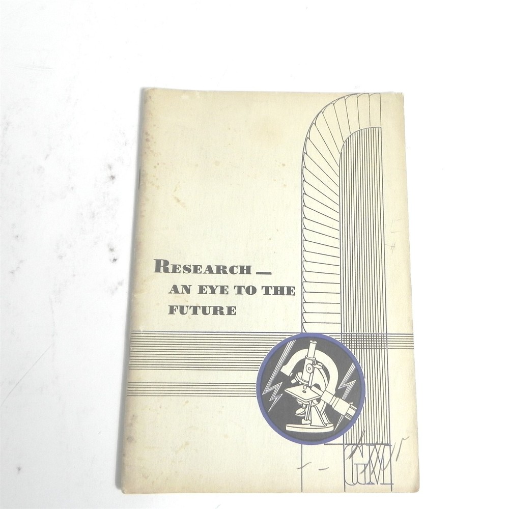VINTAGE 1934 ORIGINAL GENERAL MOTORS GM RESEARCH ADVERTISEMENT BROCHURE MANUAL