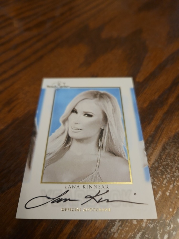 2014 Benchwarmer Hot For Teacher Yearbook Autograph Lana Kinnear Auto Playboy