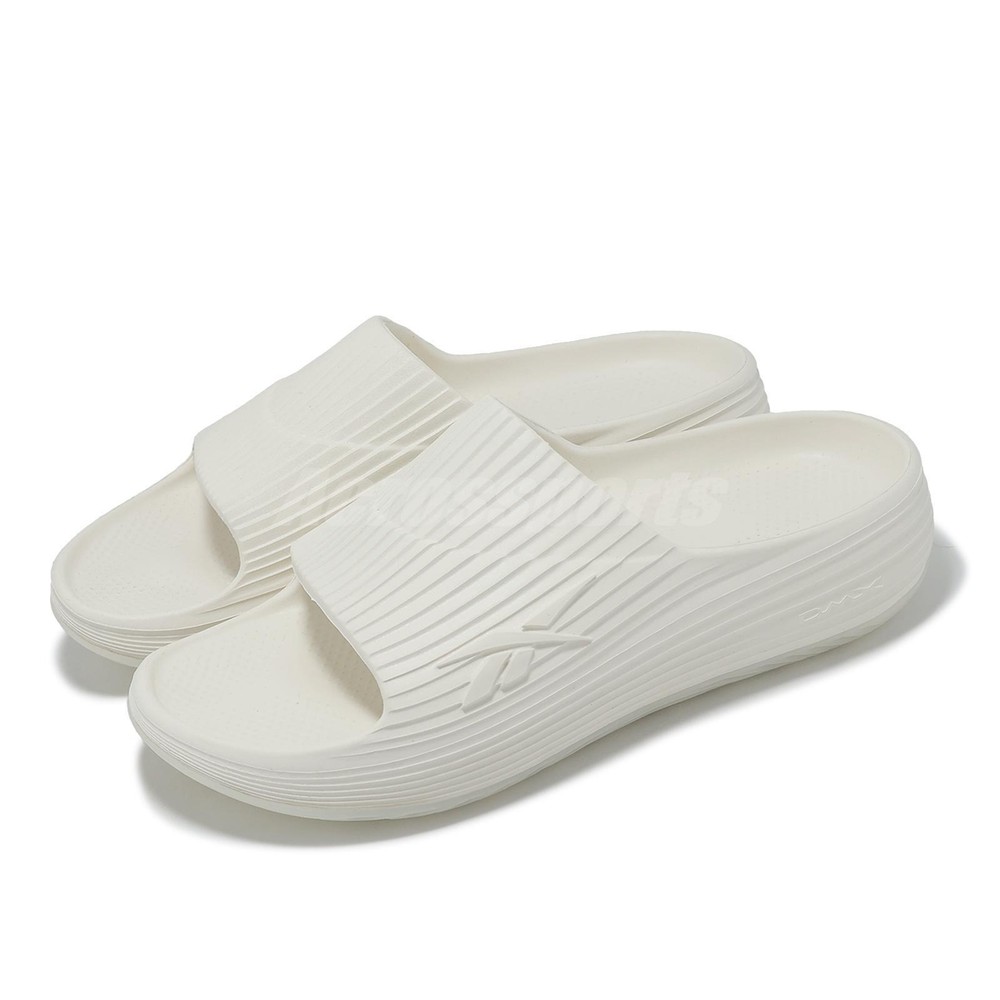 Reebok DMX Recovery Slide Chalk White Men Unisex Slip On Casual Sandal 100209354