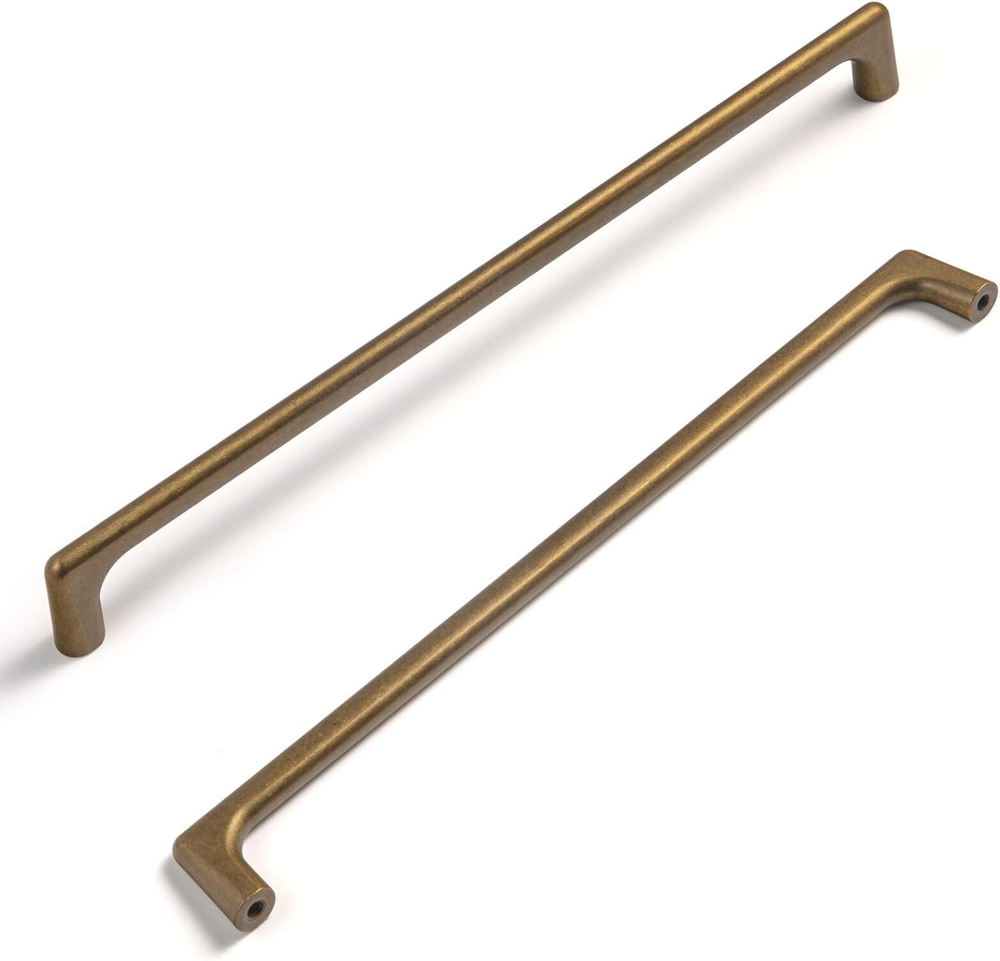 Antique Brass Cabinet Pull,Retro Zinc Alloy Minimalist Style Cabinet Handle for