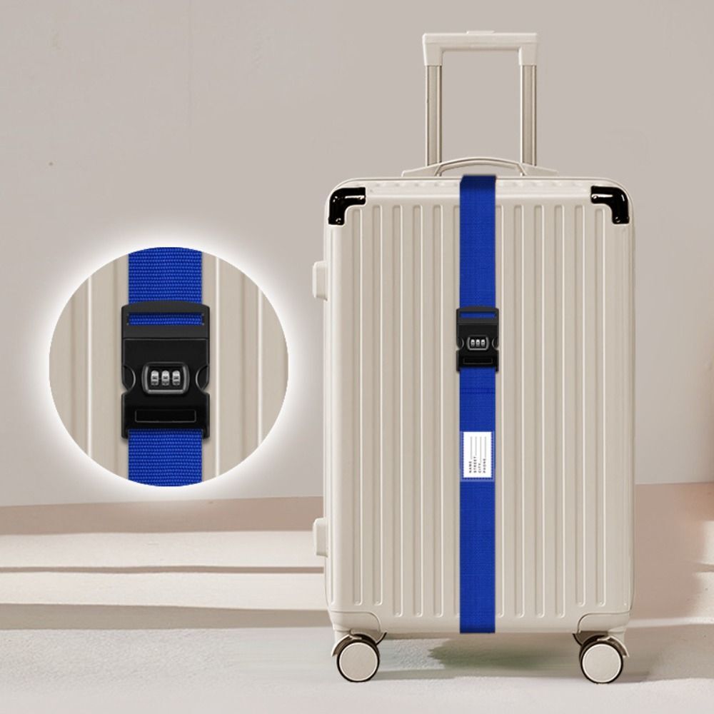 Secure Luggage Strap with Password Lock for Travel and Hiking-image