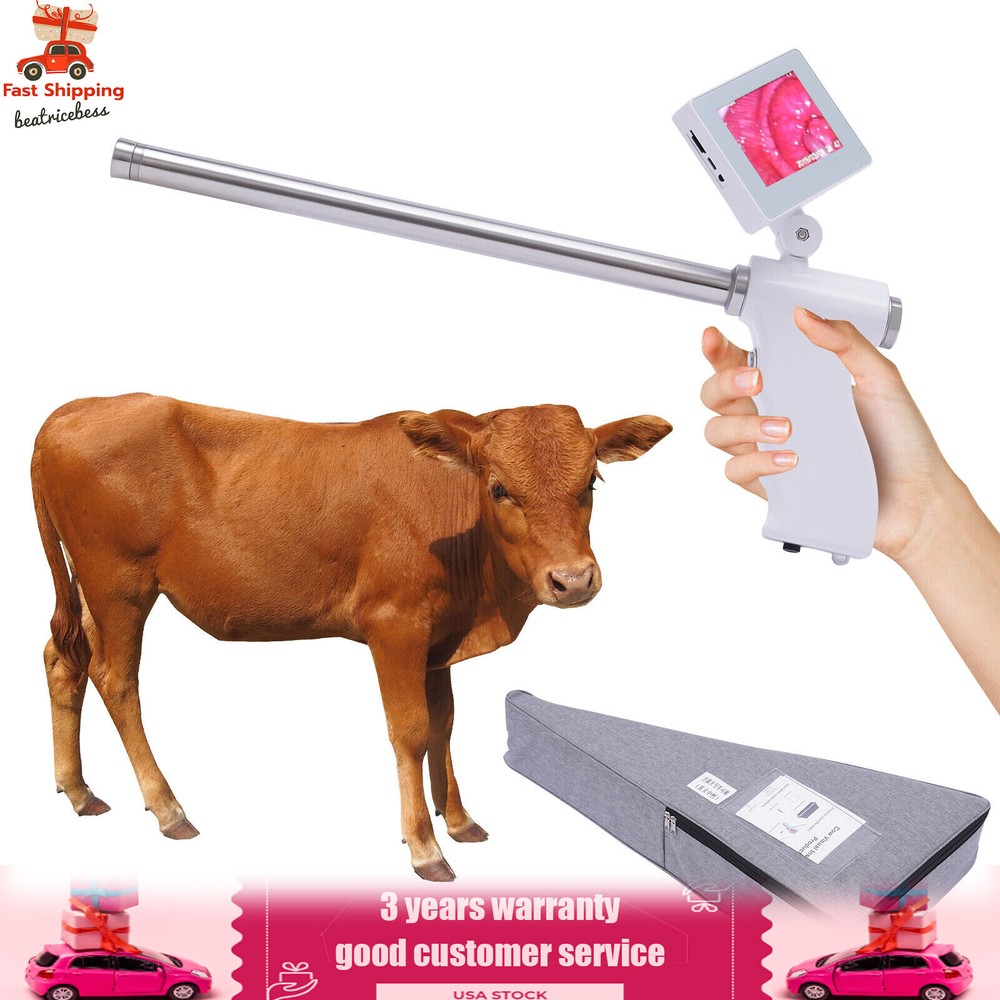 Visual Insemination Gun Cattle Cows for Livestock Artificial Insemination Kit HD