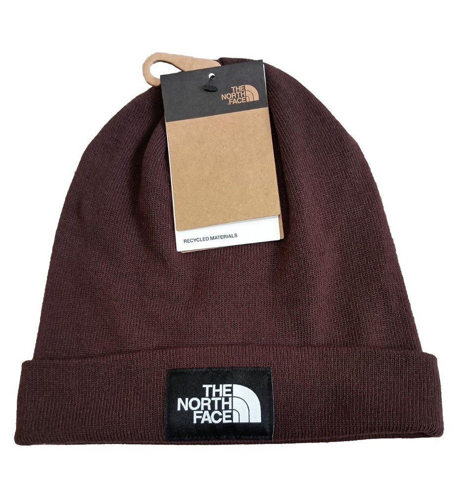 North Face Dock Worker Beanie Coal Brown One Size Fits All New With Tags NWT