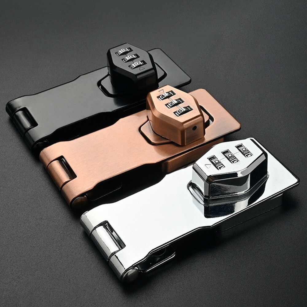 Multifunctional Metal Password Cabinet Lock for Doors Drawers Bolts-image