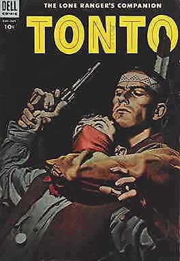 Lone Ranger's Companion Tonto, The #16 VG; Dell | low grade - August 1954 wester