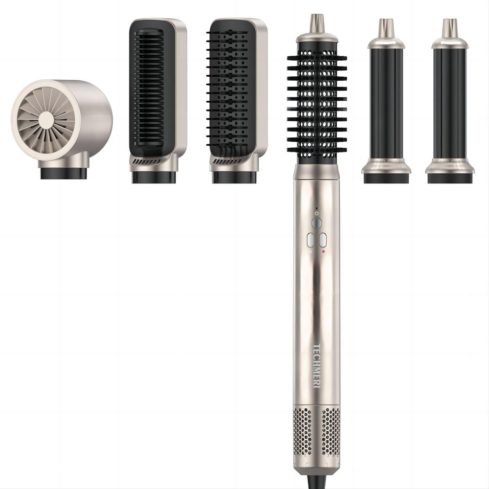 Hair Dryer Brush Air Styler - 6 in 1 Air Auto Wrap Curler with 110,000 RPM Hi...