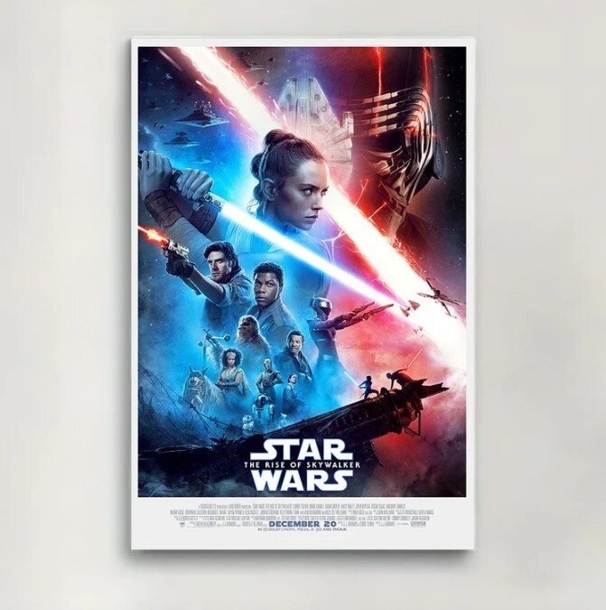 Star Wars The Rise Of Skywalker Movie Poster - Premium Room Decor Wall Art Print For Fans and Collectors