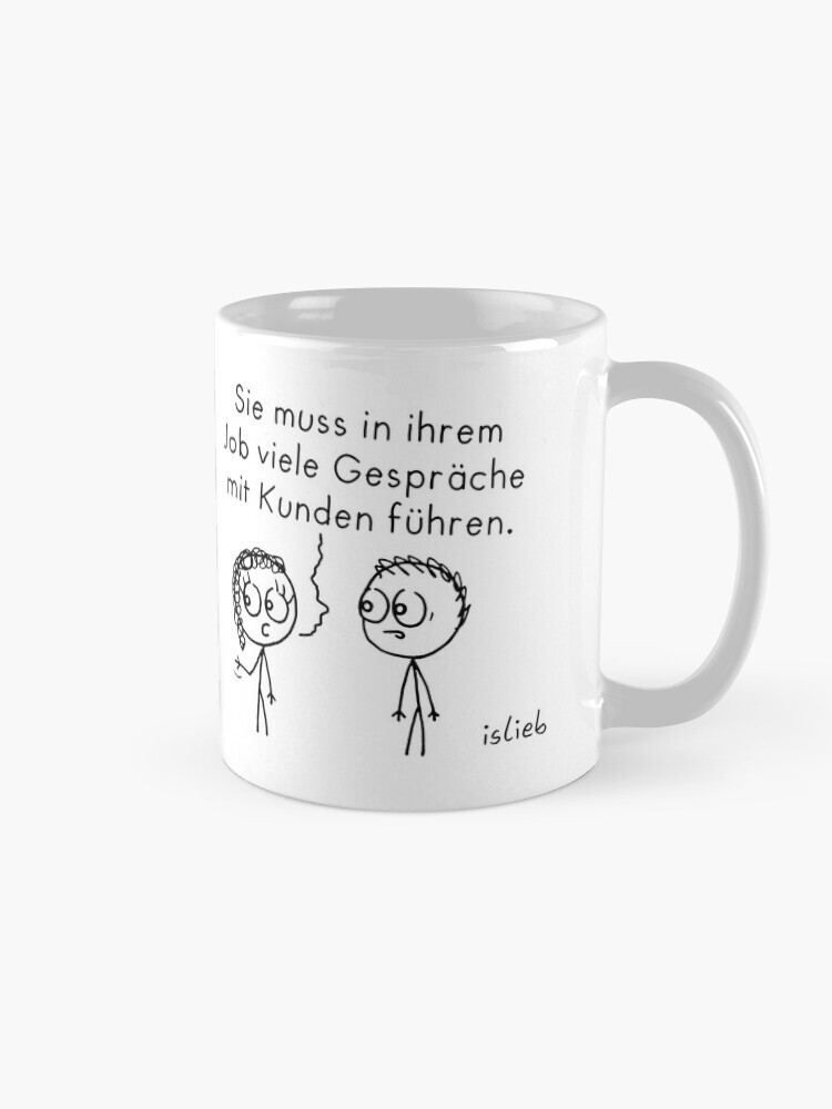 Funny White Customer Coffee Mug for Everyday Humor and Style-image