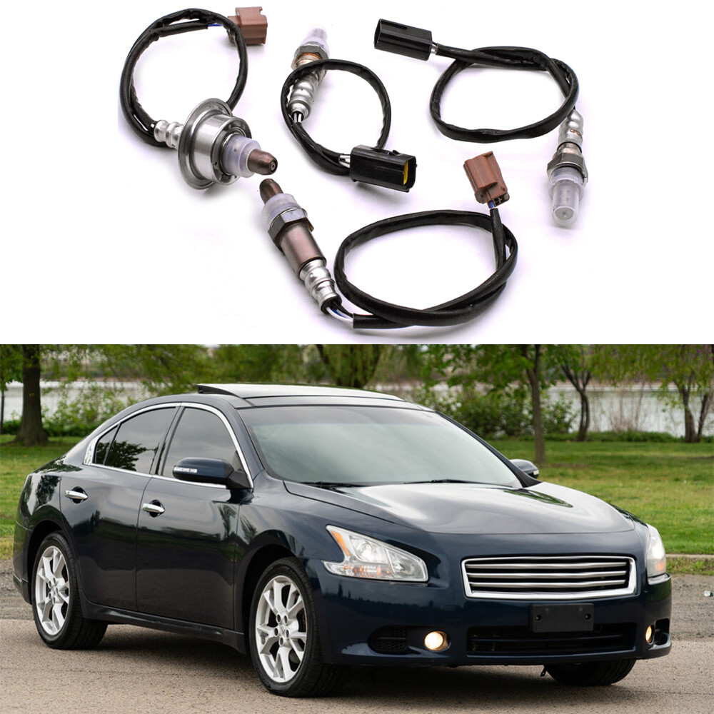 4 Oxygen Sensors O2 For Nissan Murano Maxima 3.5L Upstream Downstream 2011-2014