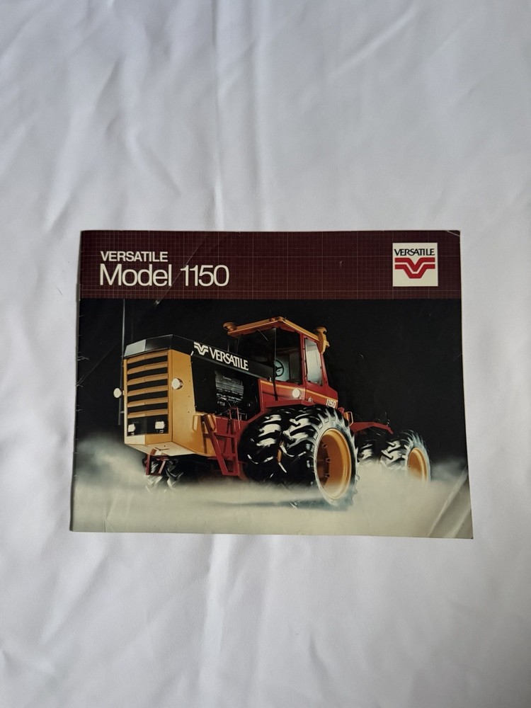 Vintage Versatile Model 1150 Tractor Sales Brochure – Original – 1970s Era