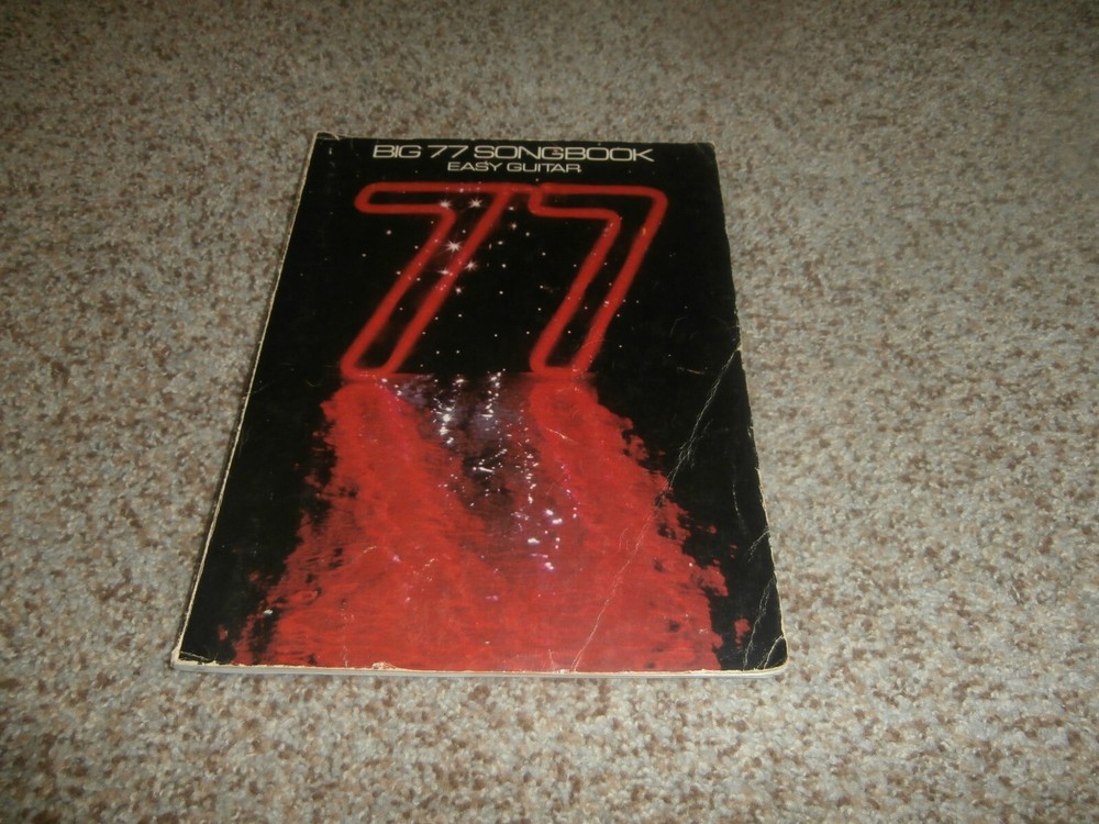 Big 77 Songbook Easy Guitar Paperback 1st Printing Warner Bros 1977