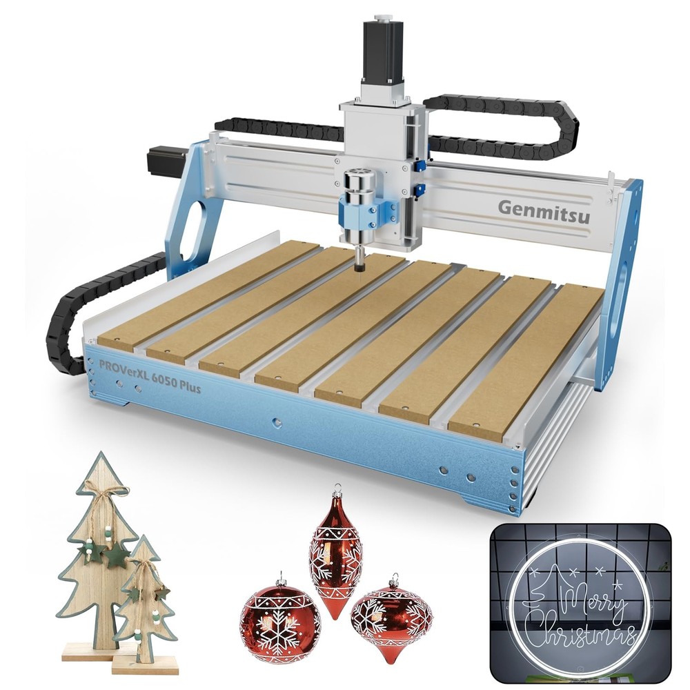 CNC-Machine PROVerXL 6050 Plus for Metal Wood Acrylic, 3 Axis CNC