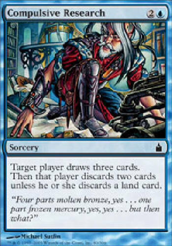 Compulsive Research X4 Ravnica MTG Magic the Gathering Cards by DJMagic