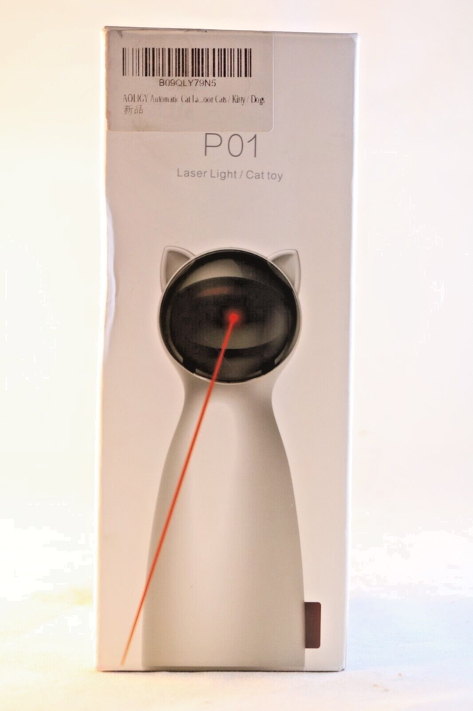 AUTOMATED  INTERACTIVE LASER CAT or DOG INDOOR ELECTRONIC TOY P01 3 MODES-image