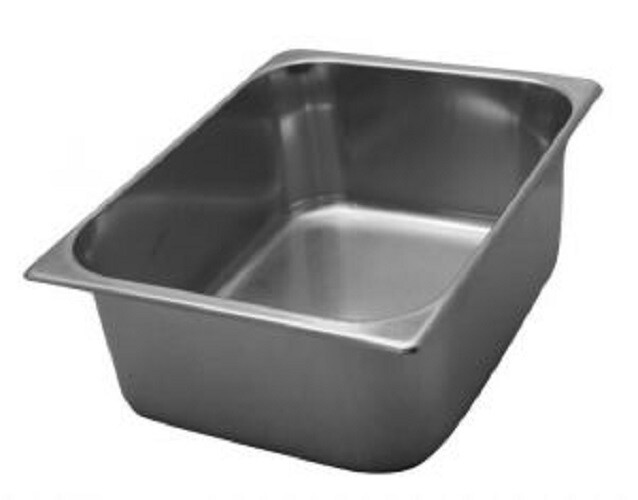 Heavy Duty Stainless Steel Wide and Deep Gelato Pan (8 L) 360 x 250 x 120 mm