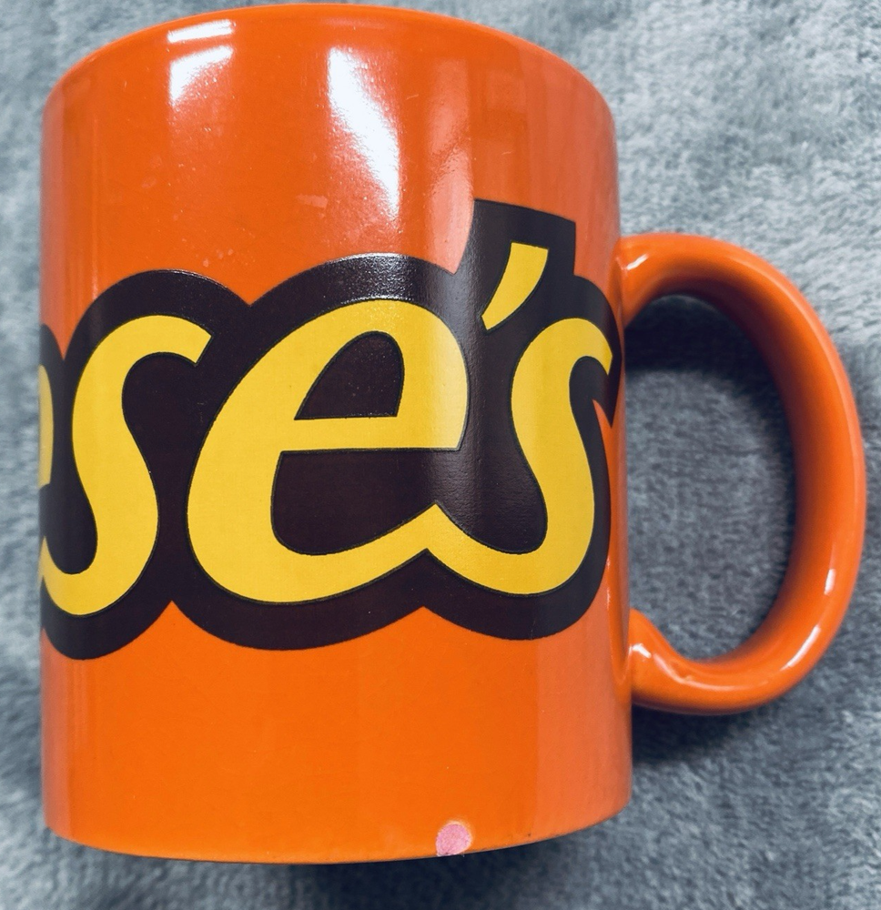 Reeses 12oz Orange Peanut Butter Cup Coffee Mug for Hot Cocoa or Tea