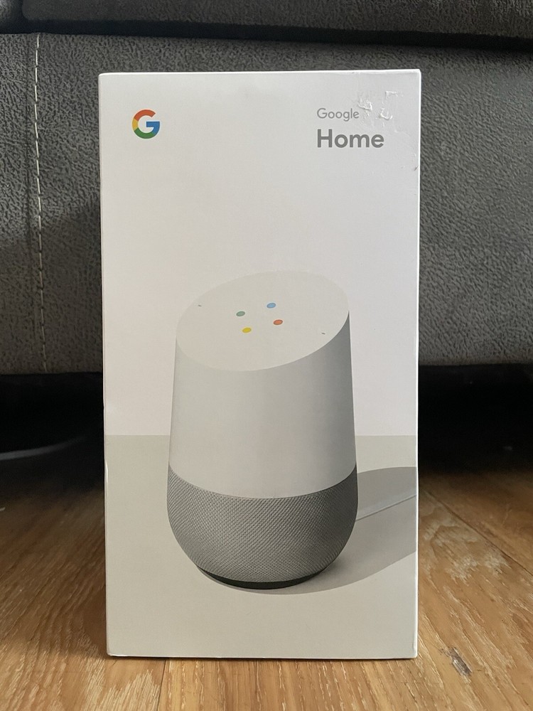 GOOGLE HOME VOICE ACTIVATED SPEAKER - BRAND NEW SEALED IN BOX  FREE SHIPPING-image