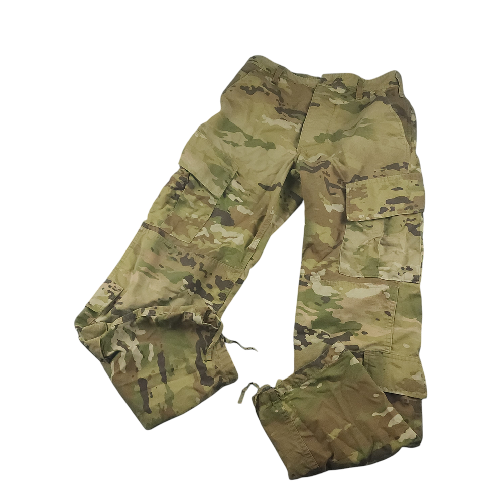 US Army Trousers Pants S 30 Unisex OCP Scorpion Camo Cargo Ripstop Double Knee