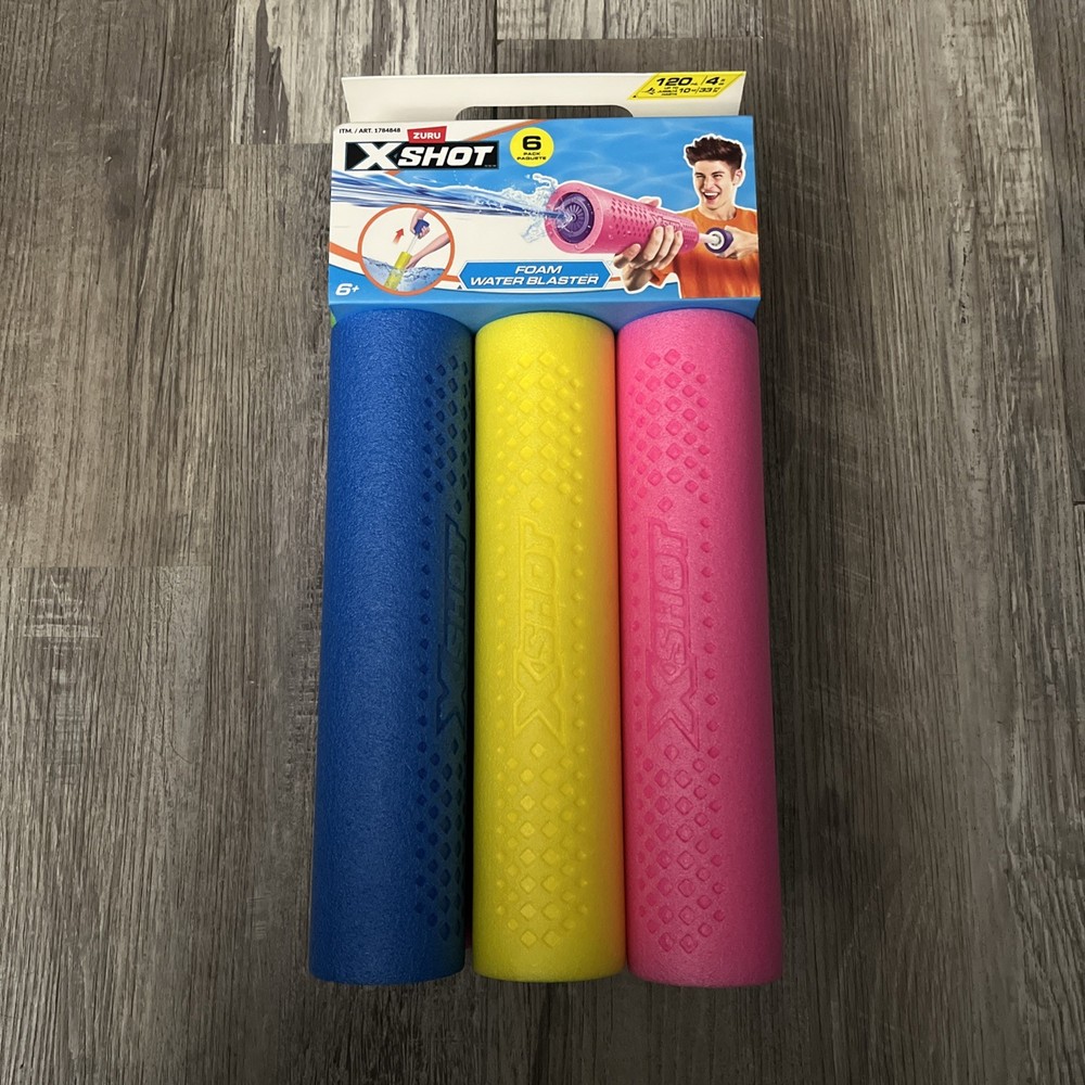 Zuru X Shot Foam Water Blaster, 6Pack NEW